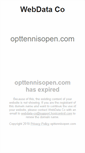 Mobile Screenshot of opttennisopen.com